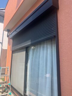 柏市で１台の窓シャッターを手動から電動に　  #窓#シャッター#電動化#ソムフィキット#快適#防犯#侵入#防止#エアコン#効率#１日リフォーム#千葉県